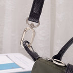 HE781 Eleanor Nylon Mini Crossbody Bag: Burgundy
