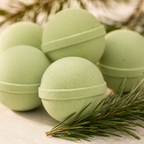Mini Bath Bombs Gift Bag -Wreath Christmas Pine & Cedarwood