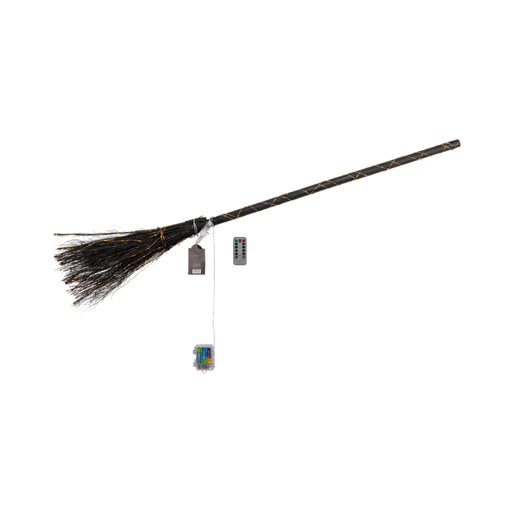 HAL1308 - Light up Decor Broom