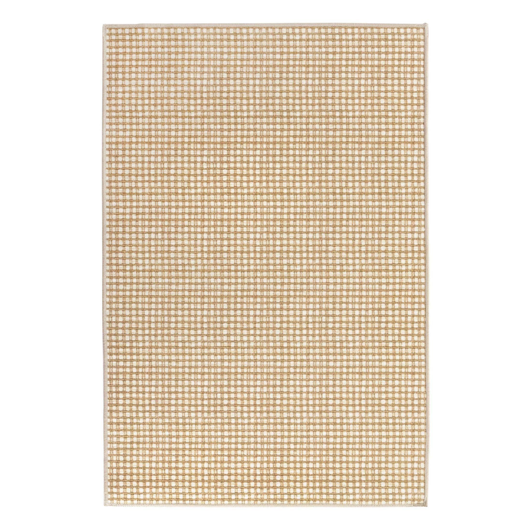 Hartley Machine Washable Rug | Natural: 2' x 3'