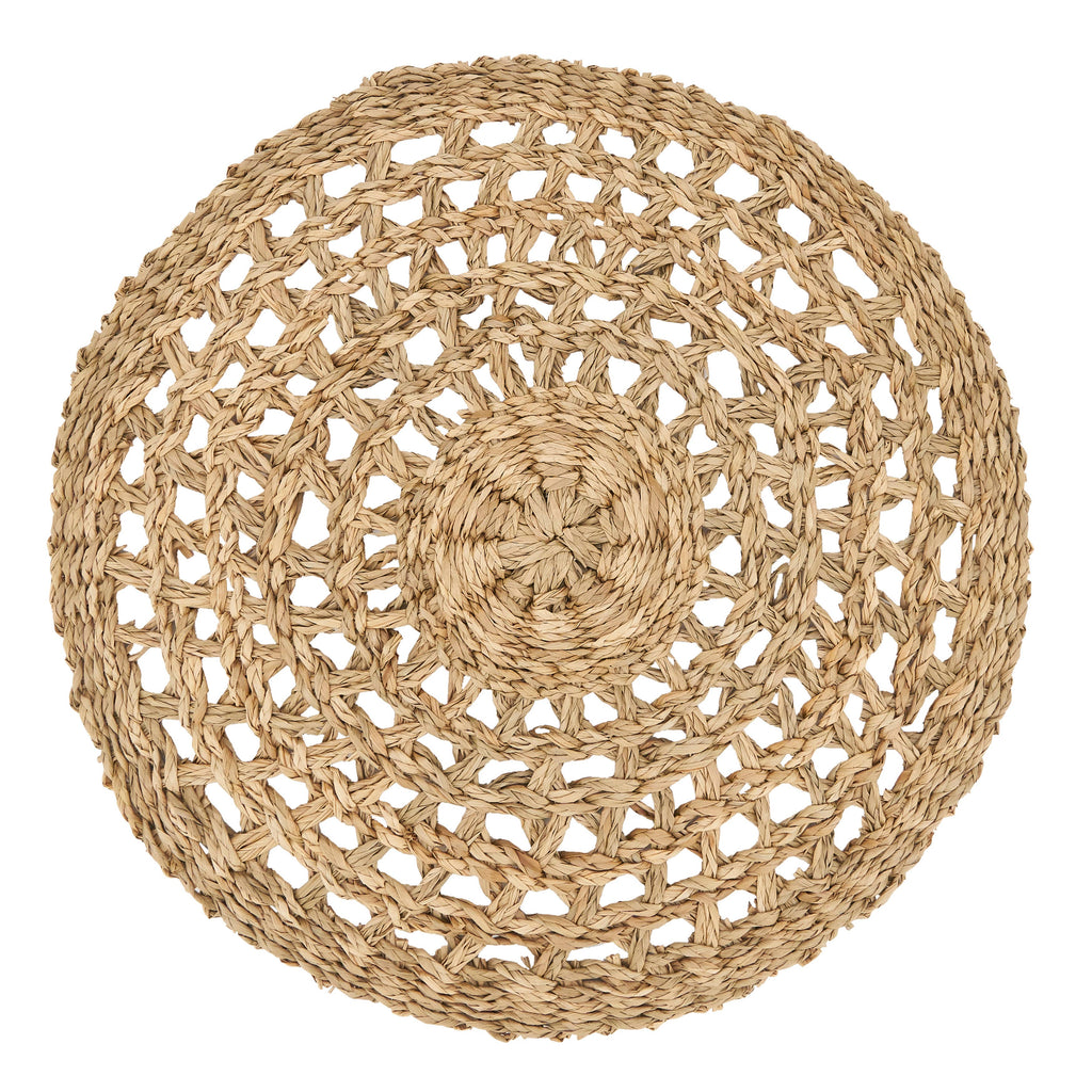 Rustic Charm Seagrass Placemat: Natural / 15"