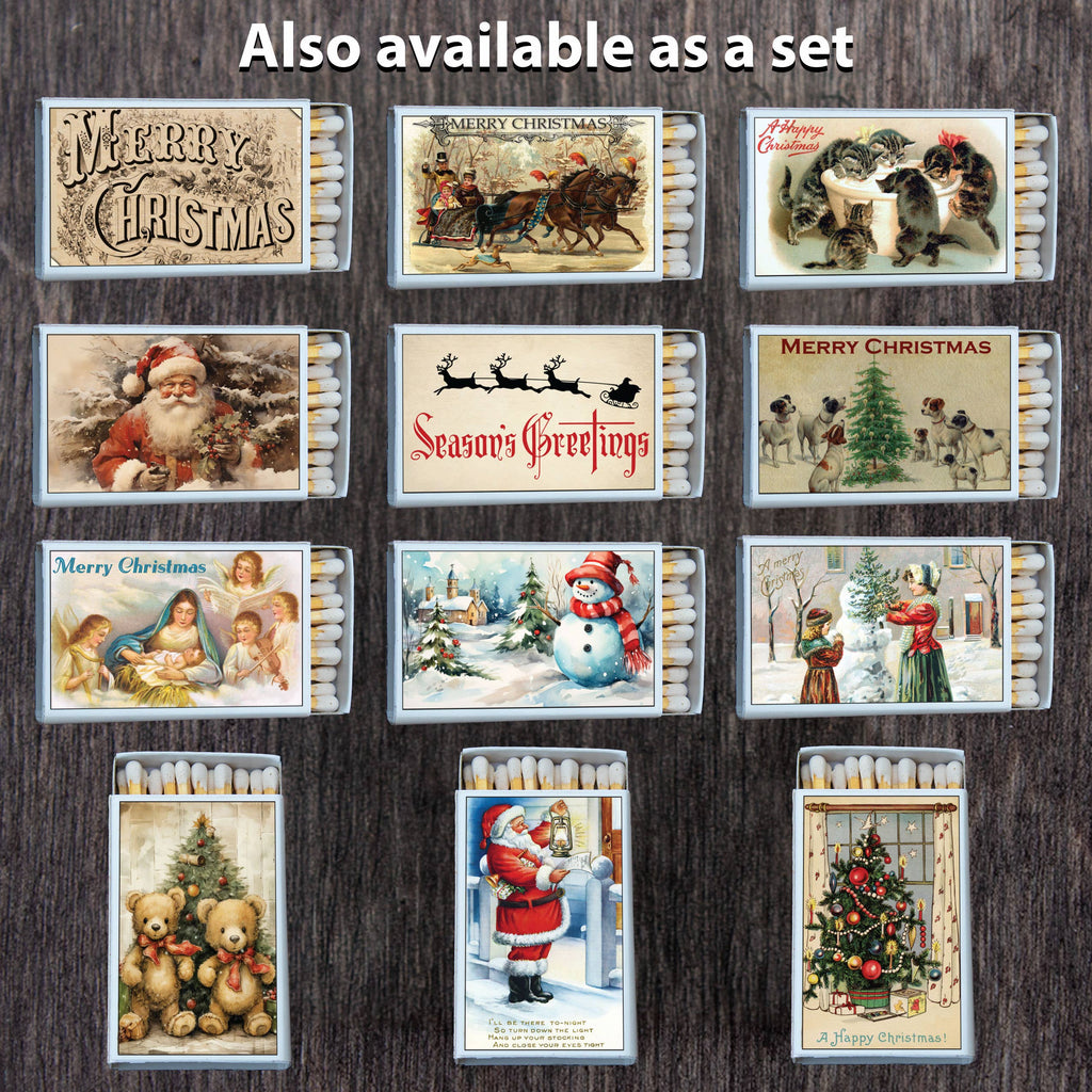 Matches • Christmas Snowman• Home Decor for Candles