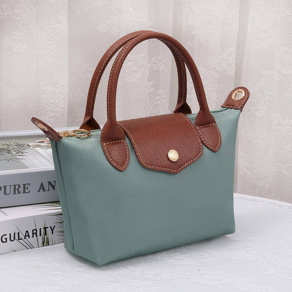HM782 Britney Nylon Double Handle Crossbody Bag: Ivory