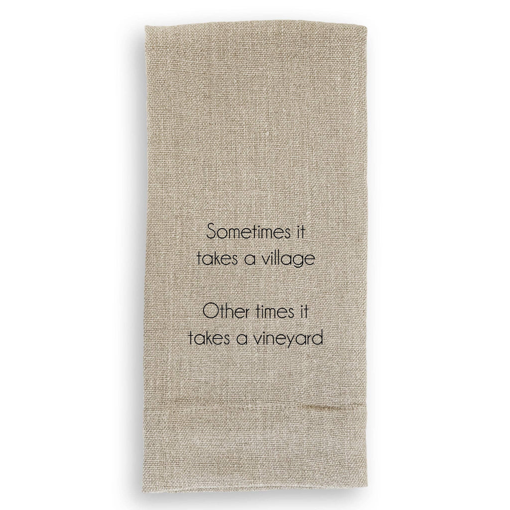 It Takes a Vineyard: Dishtowel