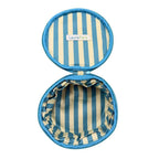 Rosemary Indigo Round Jewelry Case: One Size