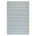 Vion Coastal Striped Machine Washable Rug | Blue: 2' x 3'