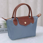 HM782 Britney Nylon Double Handle Crossbody Bag: Ivory