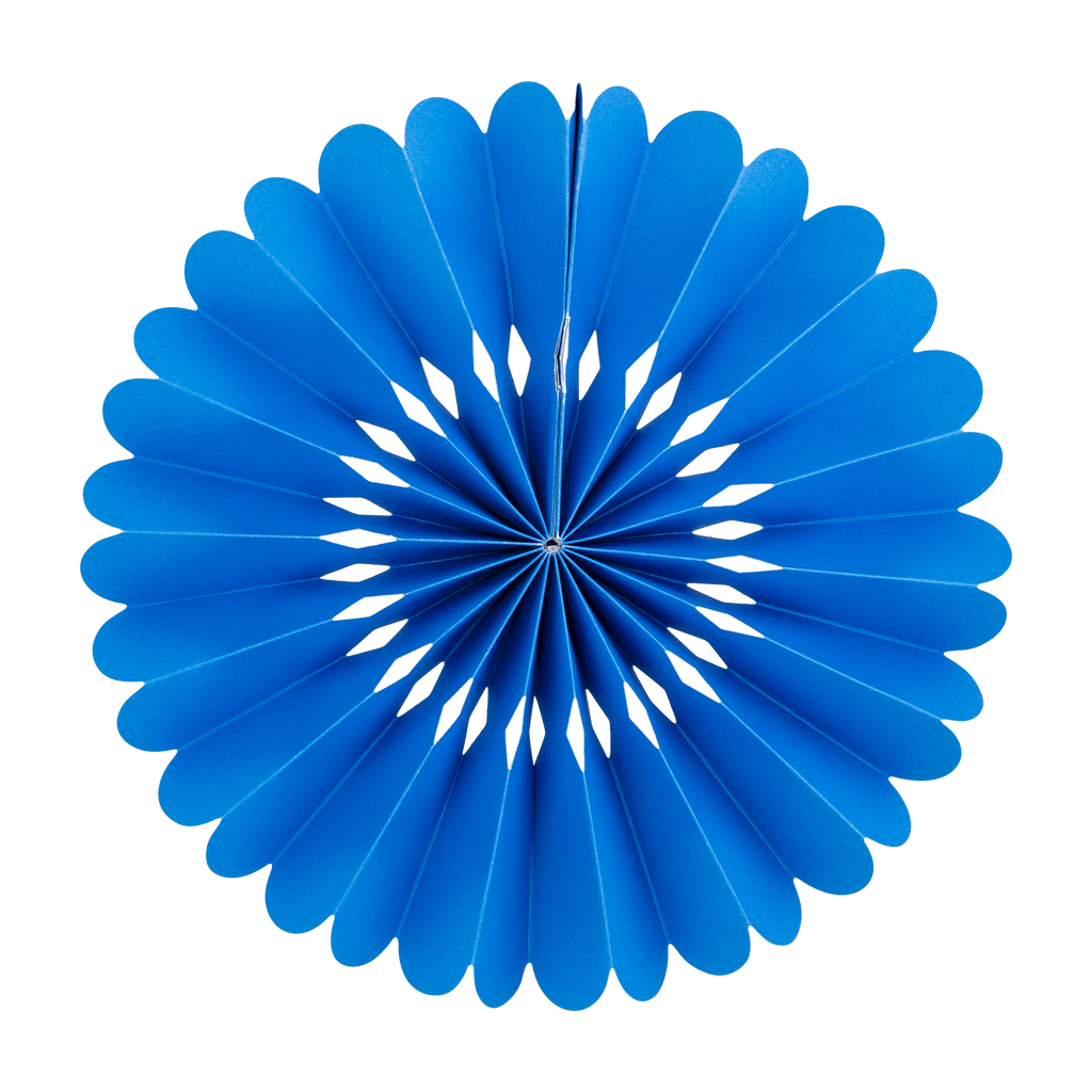 PLFN04 - Blue and White Party Fan Set
