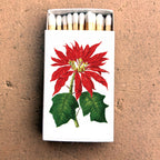 Matches • Poinsettia Flowers • Home Decor for Candles