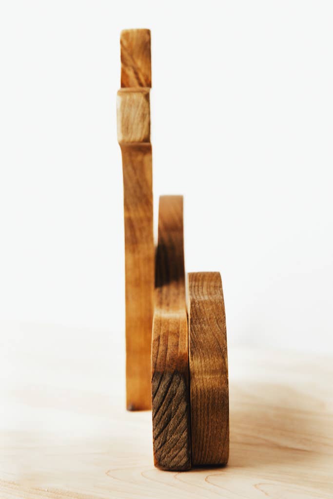 He Lives Wood Decor - Made by Survivors : Natural