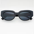 Frankie Acetate Cat Eye Sunglasses  : Black