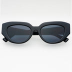 Frankie Acetate Cat Eye Sunglasses  : Black