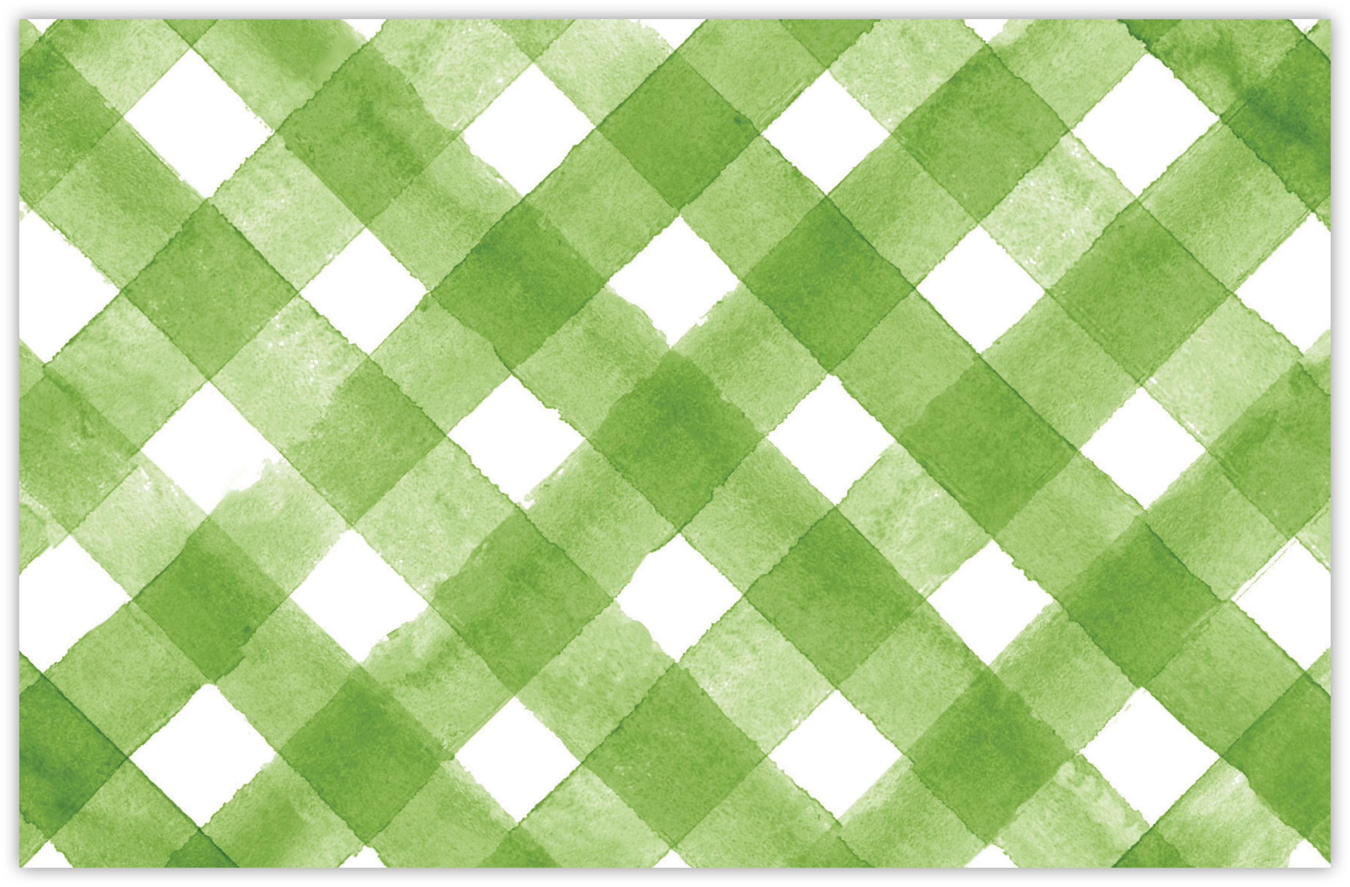 Green Buffalo Check Placemat