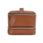 Rosewood Cognac Jenny Train Case