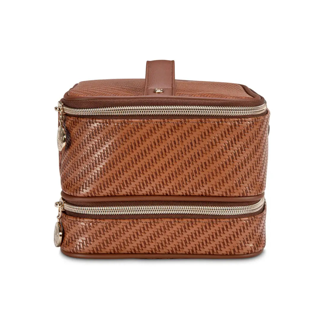Rosewood Cognac Jenny Train Case