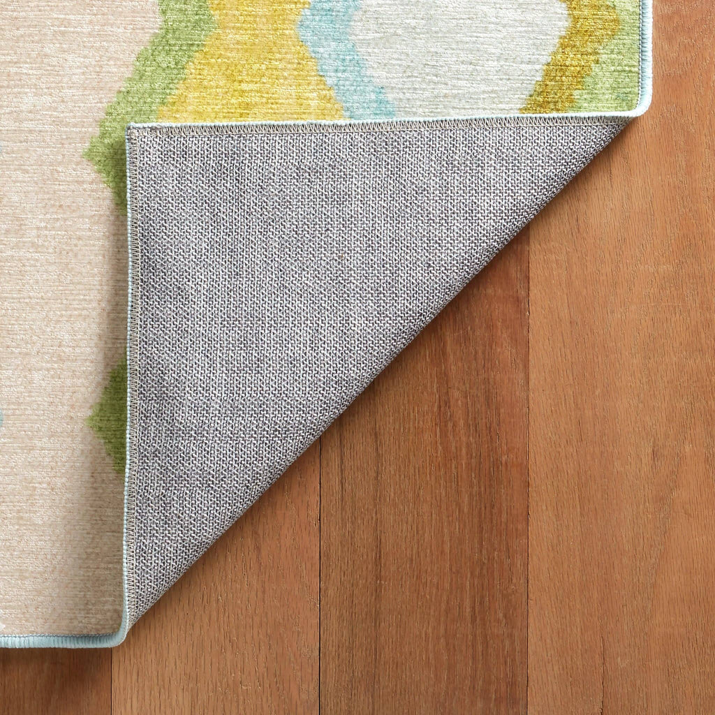 Safety Net Machine Washable Rug | Green: 2' x 3'