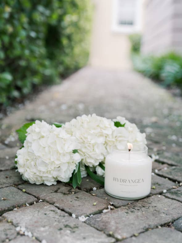 Hydrangea Soy Candle | Front Porch Collection: 16 oz.