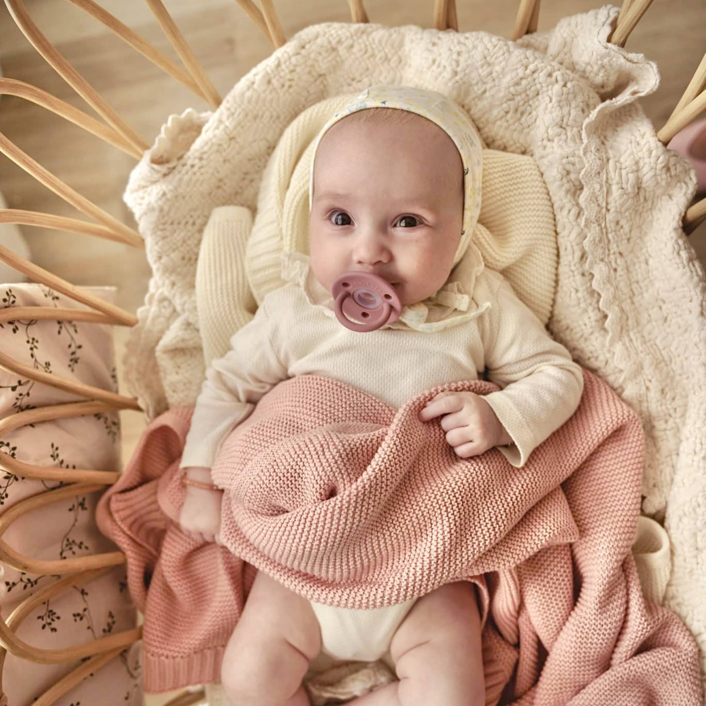 Baby Blanket: Blush Pink