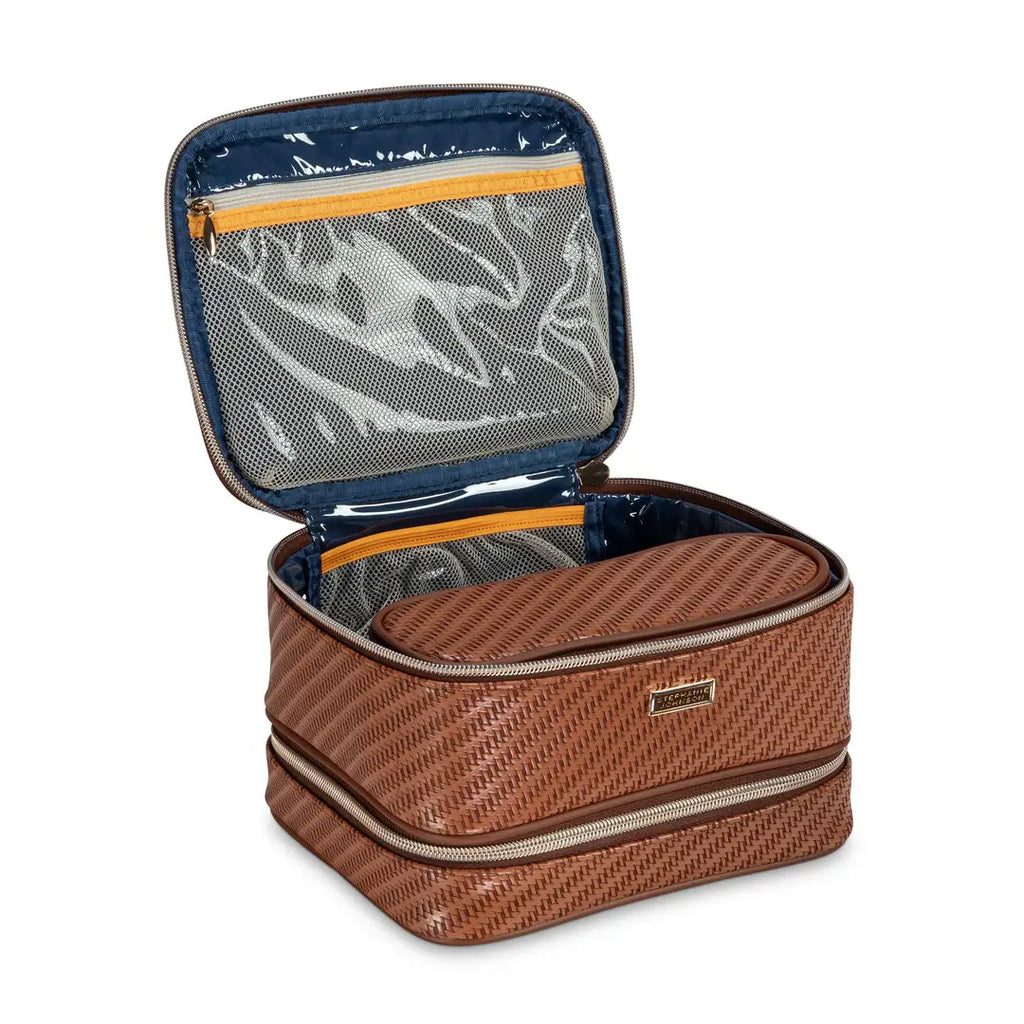 Rosewood Cognac Jenny Train Case