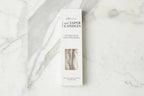 Lacquered Tall Twisted Taper Candles, White, Set of 2