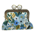 Kiki & Syds Mini Clutch Coin Purse - Blue Skies : Lemon