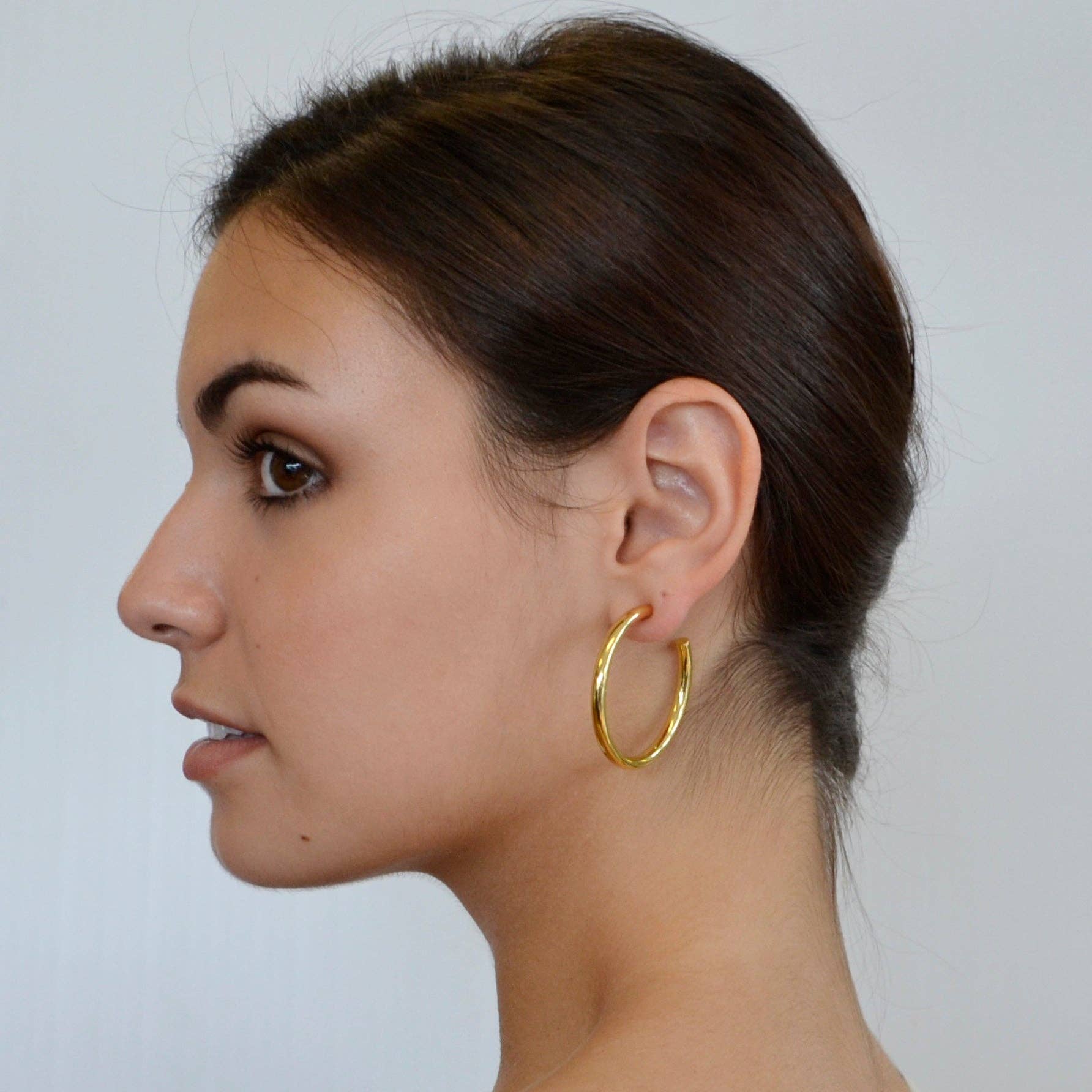 MARIGOT HOOP EARRINGS: Silver