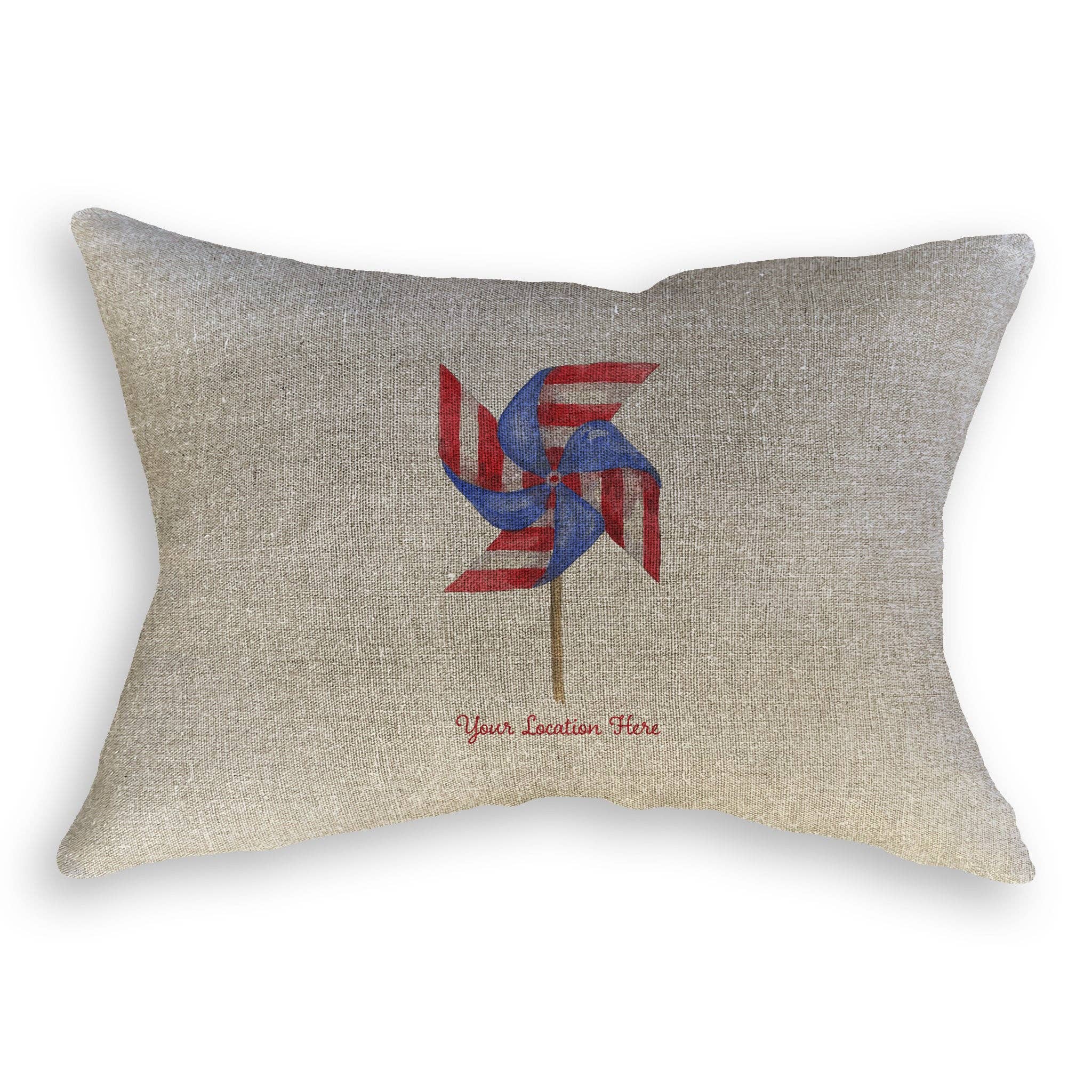 Pinwheel with Location: Dishtowel