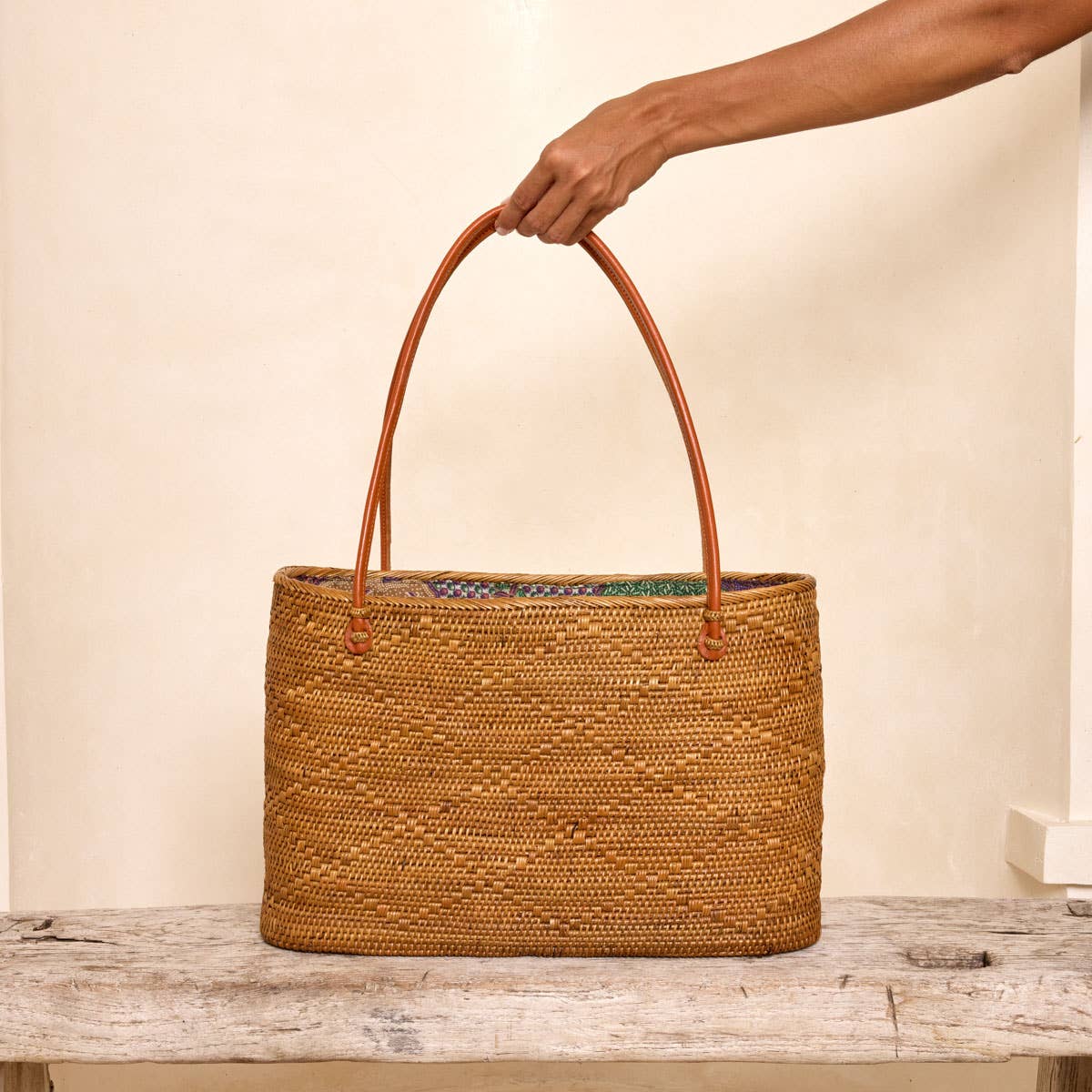 Ata Vine Tote Bags -