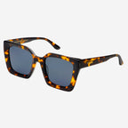 Coco Acetate Womens Square Sunglasses  : Tortoise / Gray