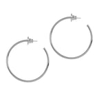 DEAUVILLE HOOP EARRINGS: Silver