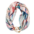Luxe Pearl Scarf Necklace: AI