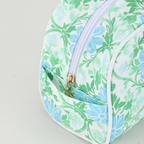 Canvas Cosmetic Case Makeup Bag: Carolina Spring