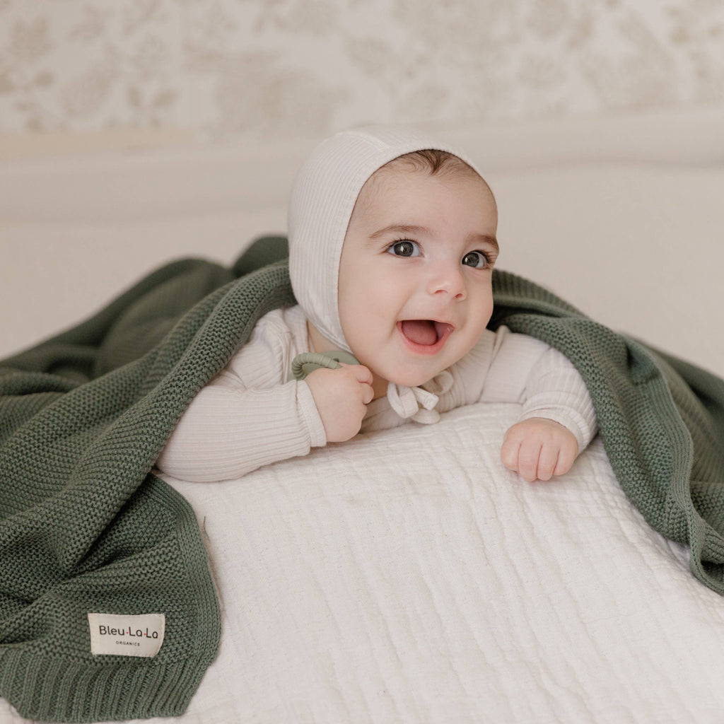 Baby Blanket: Hunter Green