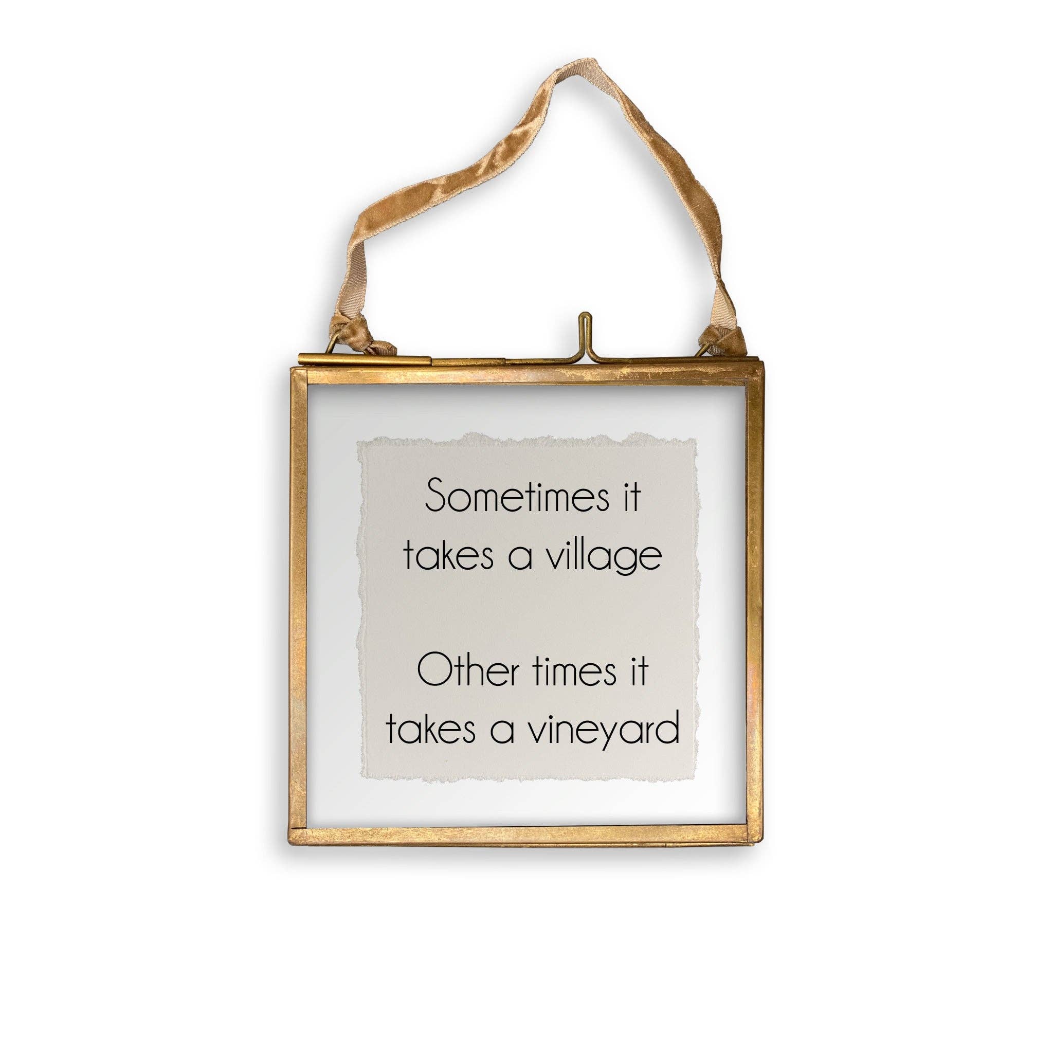 It Takes a Vineyard: Dishtowel