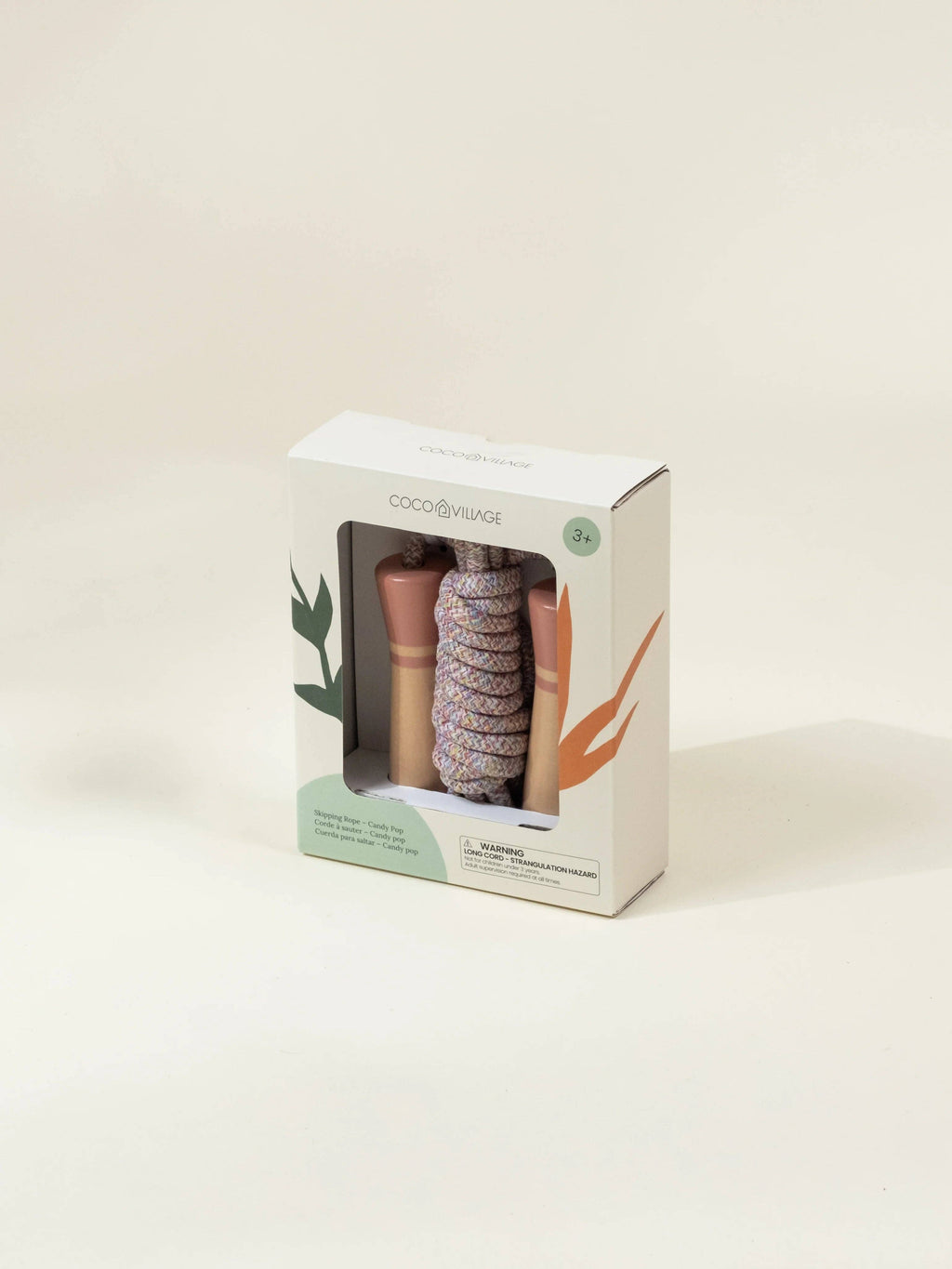 Wooden Handle Skipping Rope – Candy Pop
