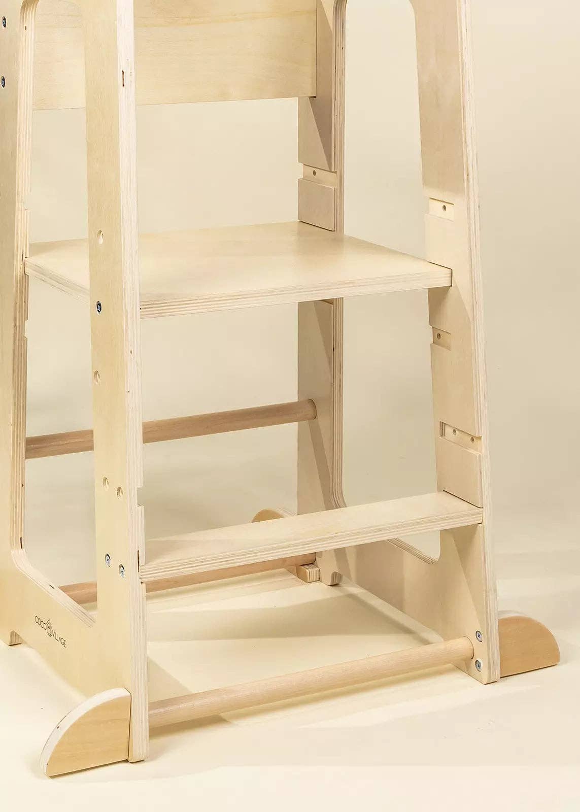 Educational Tower - Natural Wood