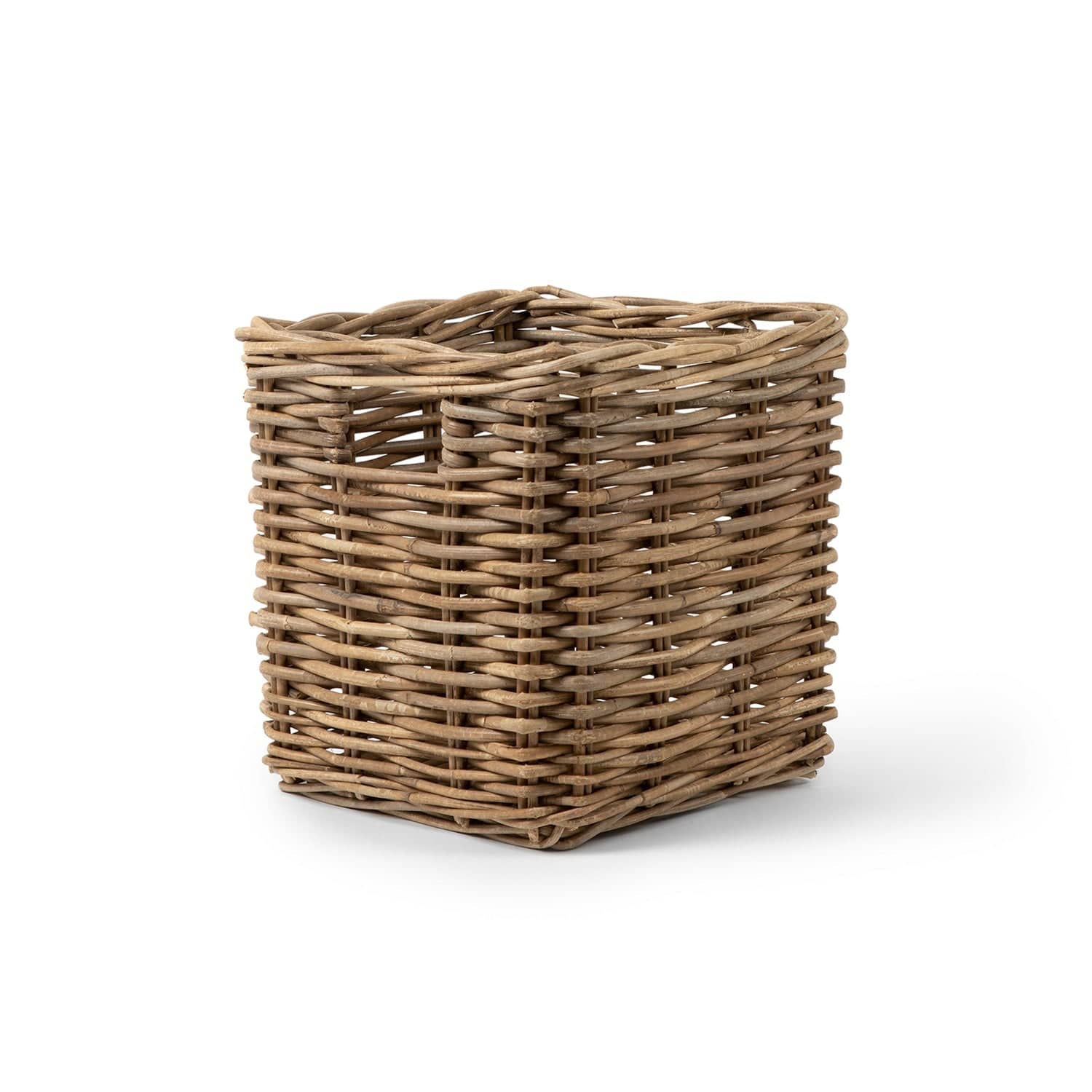 Rattan Square Kubu Storage Baskets: Small - 12" H