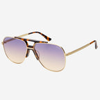 Logan Aviator Sunglasses: Sunrise
