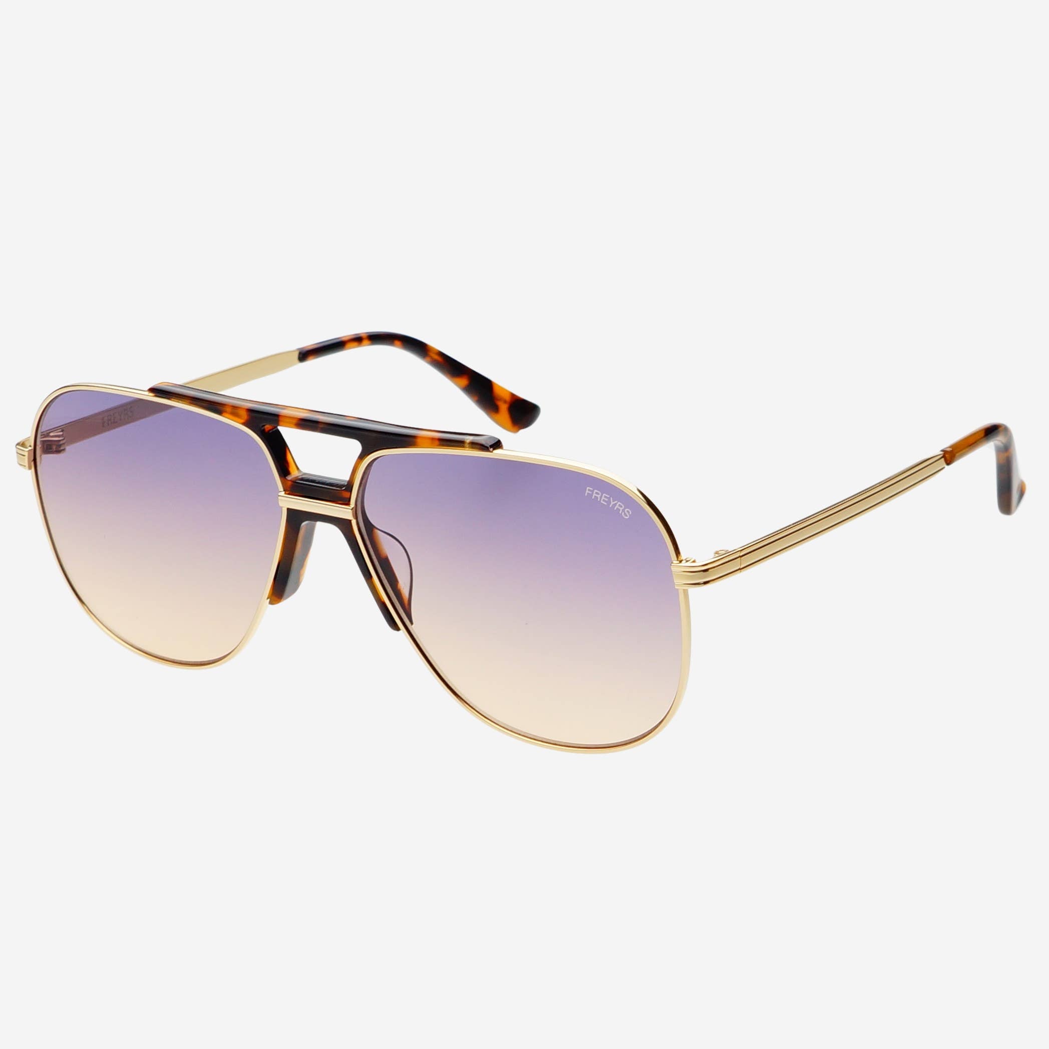 Logan Aviator Sunglasses: Sunrise