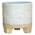 Ramos Horizontal Stripe Cachepot, Stoneware - 6