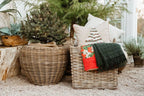 Rattan Garden Baskets: Medium - 15" H