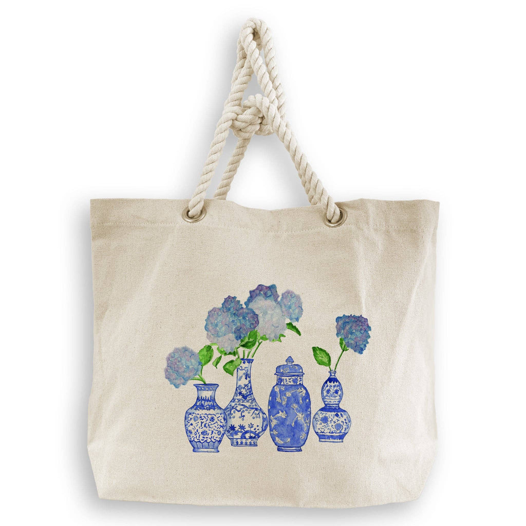 Hydrangea Vase Grouping: Dishtowel