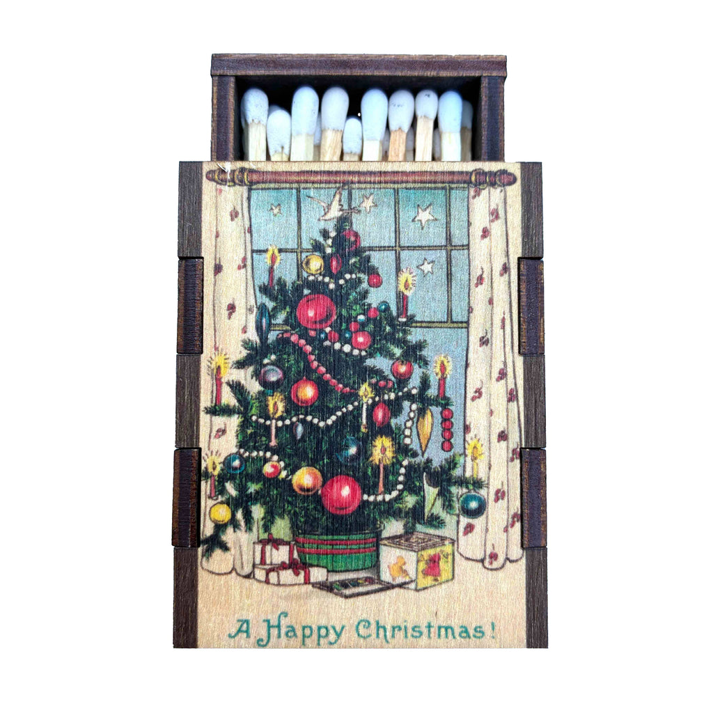Matches • Christmas Tree Wooden Matchboxes • Home Decor