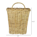 Wall Basket, Rattan