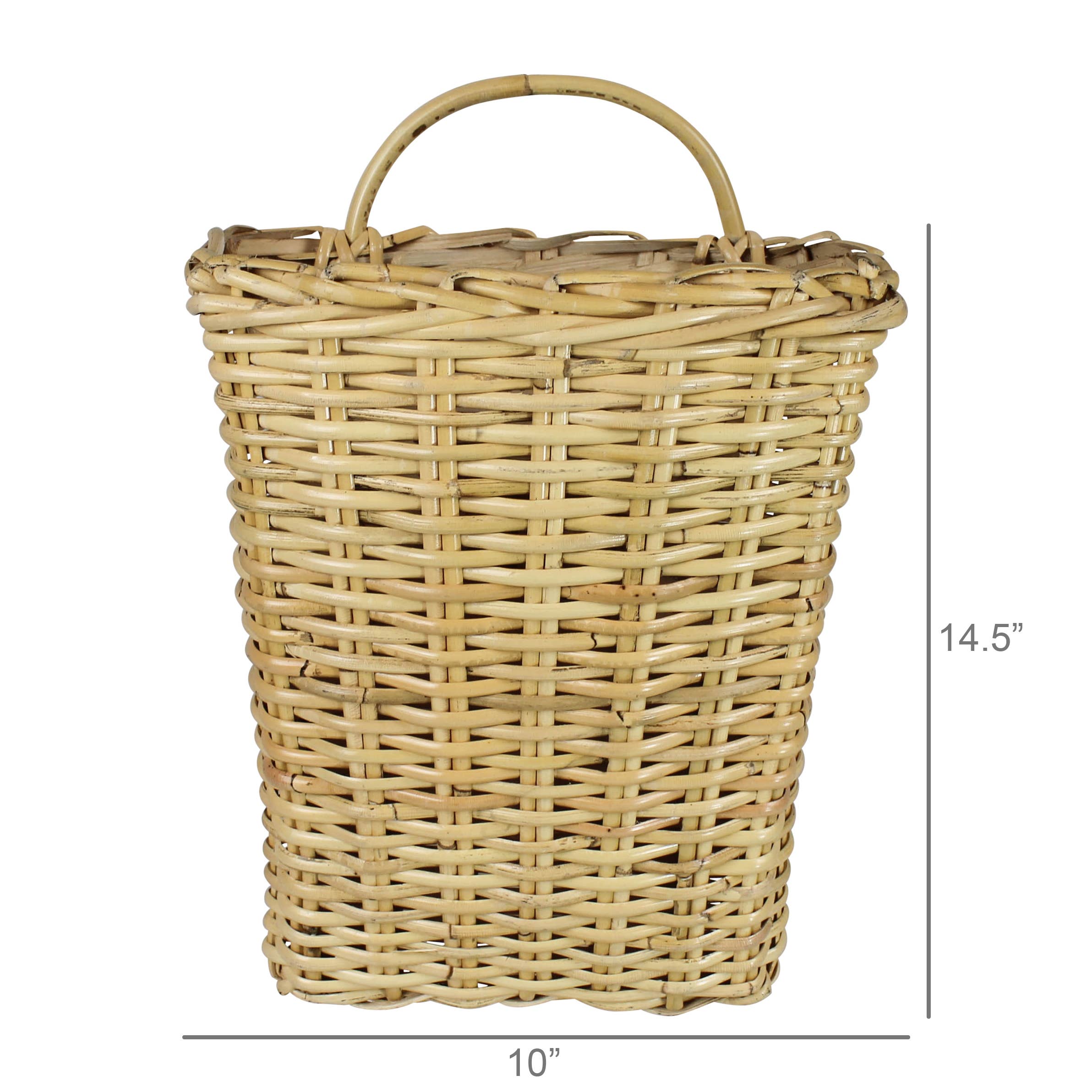 Wall Basket, Rattan