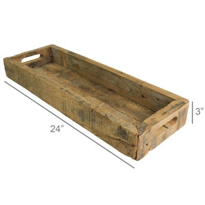 Ingram Tray, Reclaimed Wood - Lrg