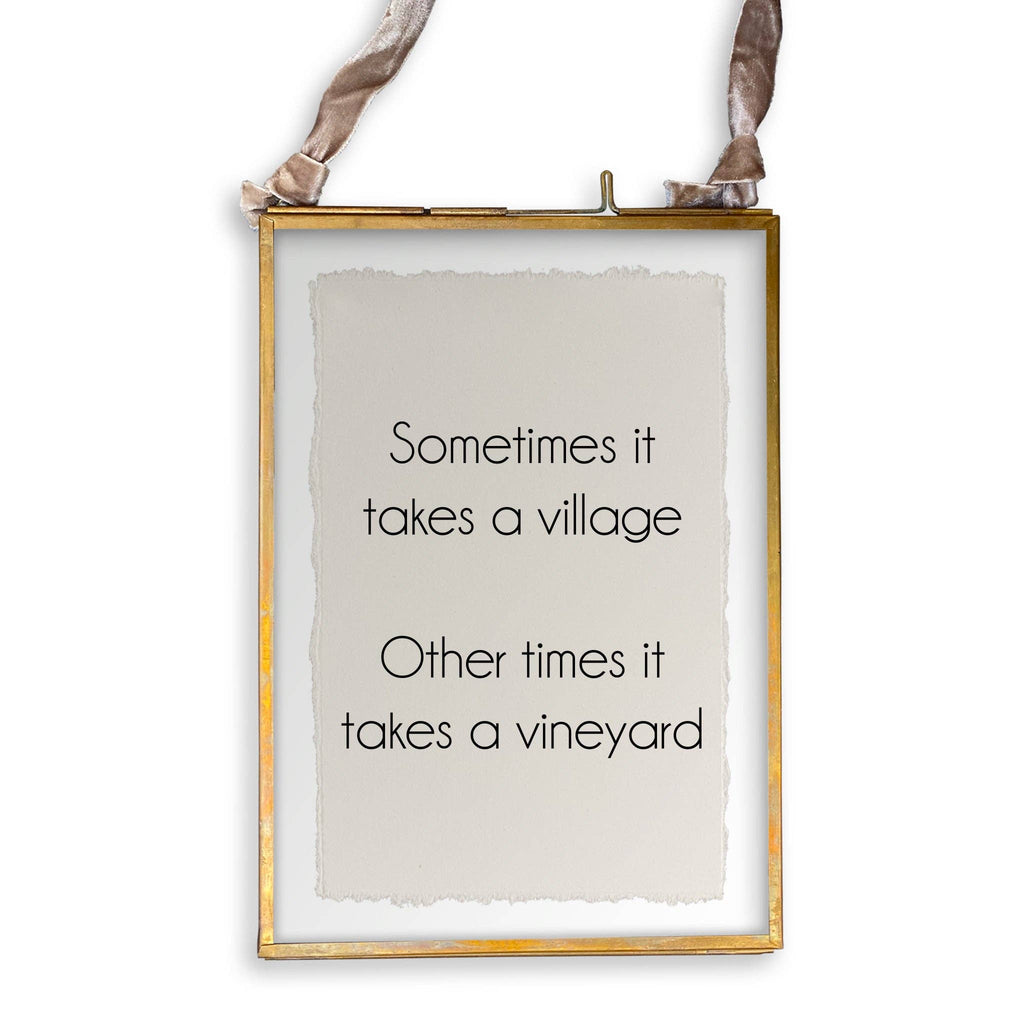 It Takes a Vineyard: Dishtowel
