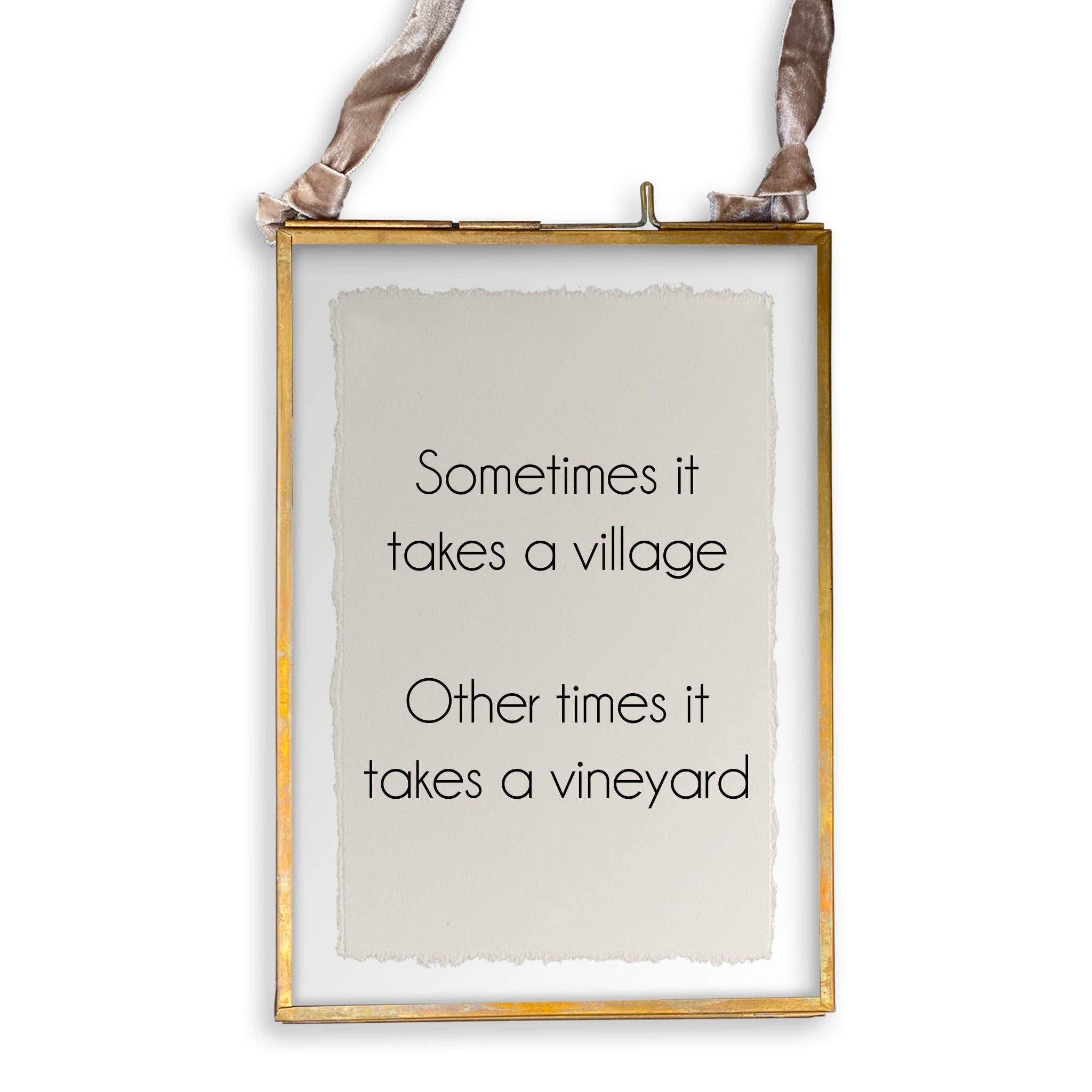 It Takes a Vineyard: Dishtowel