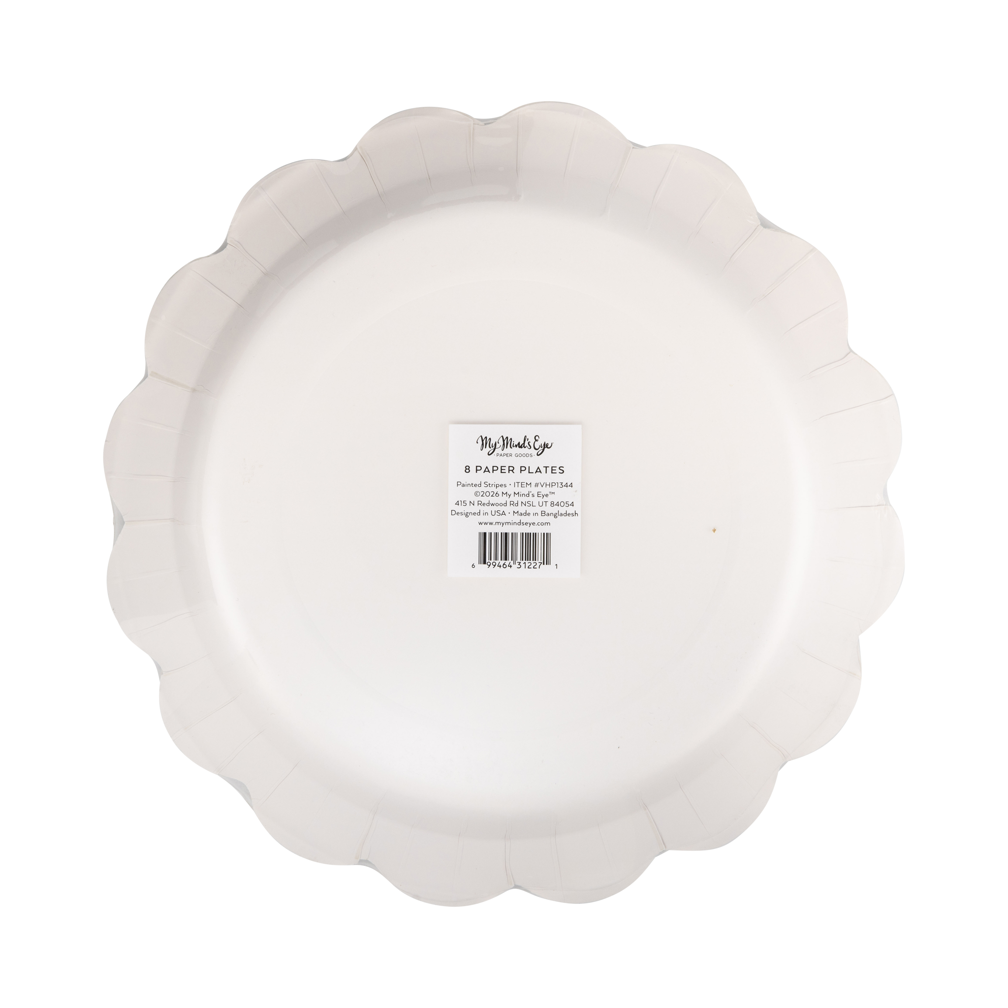 VHP1344 - Halloween Sketchy Stripes 11" Plate
