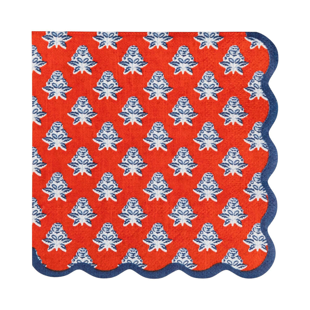HAM1239 - Floral Paper Cocktail Napkin